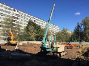 Анонс картинки для новости «Начаты работы по устроуйству свайных фундаментов на объекте»